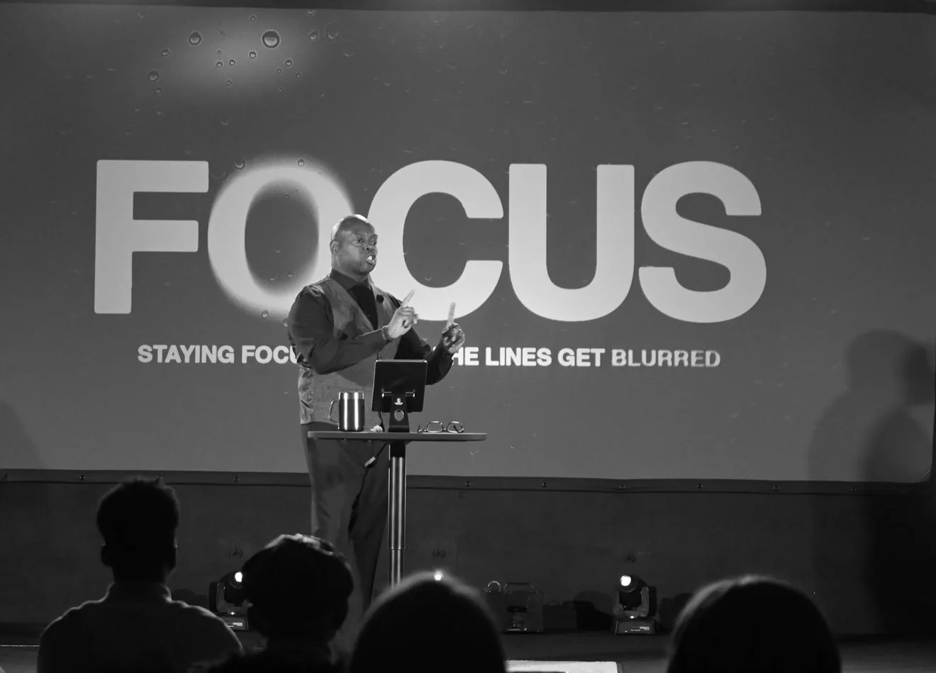 Anthony Guidry teaching at Intentional Church